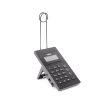 teléfono ip para call center para 2 lineas sip con soporte para diadema, pantalla 128x48 retro iluminada, poe