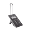 teléfono ip para call center para 2 lineas sip con soporte para diadema, pantalla 128x48 retro iluminada, poe