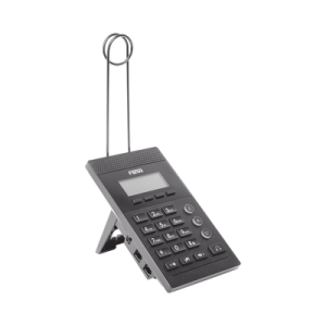 teléfono ip para call center para 2 lineas sip con soporte para diadema, pantalla 128x48 retro iluminada, poe
