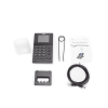 teléfono ip para call center para 2 lineas sip con soporte para diadema, pantalla lcd de 2.8 pulgadas a color, poe