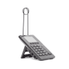 teléfono ip para call center para 2 lineas sip con soporte para diadema, pantalla lcd de 2.8 pulgadas a color, poe
