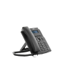 teléfono ip empresarial para 2 lineas sip con pantalla lcd, puertos gigabit, códec opus, conferencia de 6 vías, poe.