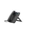 teléfono ip empresarial para 2 lineas sip con pantalla lcd, puertos gigabit, códec opus, conferencia de 6 vías, poe.