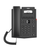 teléfono ip empresarial para 2 lineas sip con pantalla lcd, puertos gigabit, códec opus, conferencia de 6 vías, poe.