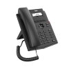 teléfono ip empresarial para 2 lineas sip con pantalla lcd, códec opus, conferencia de 3 vías, poe.