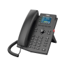 teléfono ip empresarial para 4 líneas sip con pantalla lcd de 2.4 pulgadas a color, opus y conferencia de 3 vías, poe.
