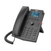 teléfono ip wi fi empresarial para 4 líneas sip con pantalla lcd de 2.4 pulgadas a color, opus y conferencia de 3 vías, poe.