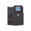 teléfono ip empresarial para 4 líneas sip con pantalla lcd de 2.8 pulgadas a color, puertos gigabit, ipv6, opus y conferencia de 3 vías, poe