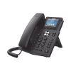 teléfono ip empresarial para 4 líneas sip con pantalla lcd de 2.8 pulgadas a color, puertos gigabit, ipv6, opus y conferencia de 3 vías, poe