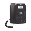 teléfono ip gigabit empresarial para 2 líneas sip con pantalla lcd, opus y conferencia de 6 participantes, poe.