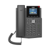 teléfono ip empresarial para 4 líneas sip con pantalla lcd de 2.4 pulgadas a color, opus y conferencia de 6 participantes, poe.