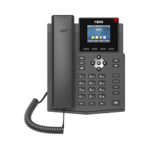 teléfono ip empresarial para 4 líneas sip con pantalla lcd de 2.4 pulgadas a color, opus y conferencia de 6 participantes, poe.