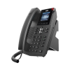 teléfono ip empresarial para 4 líneas sip con pantalla lcd de 2.4 pulgadas a color, opus y conferencia de 3 vías, poe.
