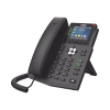 teléfono ip empresarial con estándares europeos, 6 lineas sip con pantalla lcd a color, puertos gigabit, ipv6, opus y conferencia de 3 vías, poe/dc