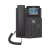 teléfono ip empresarial con estándares europeos, 6 lineas sip con pantalla lcd a color, puertos gigabit, ipv6, opus y conferencia de 3 vías, poe/dc