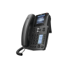 teléfono ip empresarial para 4 líneas sip con 2 pantallas lcd, 6 teclas blf/dss, puertos gigabit y conferencia de 3 vías, poe