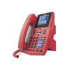 teléfono ip empresarial con estándares europeos, 16 lineas sip con pantalla lcd de 3.5" a color, 6 teclas dss/blf, puertos gigabit, ipv6, opus y conferencia de 3 vías, poe/dc (incluye fuente).