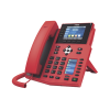 teléfono ip empresarial con estándares europeos, 16 lineas sip con pantalla lcd de 3.5" a color, 6 teclas dss/blf, puertos gigabit, ipv6, opus y conferencia de 3 vías, poe/dc (incluye fuente).