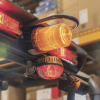 mini burbuja led serie x6262, color Ámbar