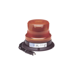 mini burbuja led color Ámbar serie x6465 con montaje de succión magnetico