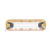 barra de luces de 47" con 88 leds de alta potencia, color ámbar, ideal para equipar unidades de seguridad privada, minería e industria