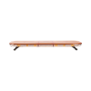 barra de luces de 47" con 88 leds de alta potencia, color ámbar, ideal para equipar unidades de seguridad privada, minería e industria