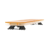 barra de luces de 47" con 88 leds de alta potencia, color ámbar, ideal para equipar unidades de seguridad privada, minería e industria