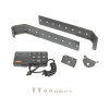 barra de luces de 47" azul, 88 led, con control de tráfico en color azul, ideal para equipar unidades de seguridad pública