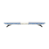 barra de luces de 47" azul, 88 led, con control de tráfico en color azul, ideal para equipar unidades de seguridad pública