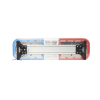 barra de luces de 47" rojo/azul, 88 led, con control de tráfico en color rojo/azul, ideal para equipar unidades de seguridad pública