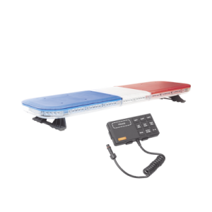 barra de luces de 47" rojo/azul, 88 led, con control de tráfico en color rojo/azul, ideal para equipar unidades de seguridad pública