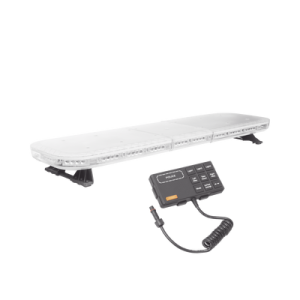 barra de luces de 47" rojo/azul, 88 led, con control de tráfico en color ámbar, ideal para equipar unidades de seguridad publica