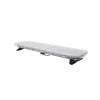 barra de luces de 47" rojo/azul domos claros, 88 led, con control de tráfico en color rojo/azul, ideal para equipar unidades de seguridad pública