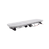 barra de luces de 47" rojo/azul domos claros, 88 led, con control de tráfico en color rojo/azul, ideal para equipar unidades de seguridad pública