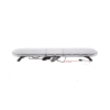 barra de luces de 47" rojo/azul domos claros, 88 led, con control de tráfico en color rojo/azul, ideal para equipar unidades de seguridad pública
