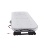 barra de luces de 47" rojo/azul domos claros, 88 led, con control de tráfico en color rojo/azul, ideal para equipar unidades de seguridad pública