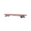 barra de luces led de 47", 124 led, con control de tráfico en color ámbar, dual color rojo/claro, ideal para equipar ambulancias y unidades de bomberos