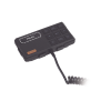 barra de luces led de 47", 124 led, con control de tráfico en color ámbar, dual color rojo/claro, ideal para equipar ambulancias y unidades de bomberos