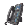 teléfono ip empresarial con estándares europeos, 20 lineas sip con pantalla lcd a color, 60 teclas dss/blf, puertos gigabit, ipv6, opus , poe/dc