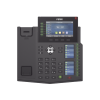 teléfono ip empresarial con estándares europeos, 20 lineas sip con pantalla lcd a color, 60 teclas dss/blf, puertos gigabit, ipv6, opus , poe/dc