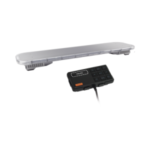 barra de luces led de 46" rojo/azul , de 132 leds, sirena, bocina y controlador incluido, ideal para equipar unidades de seguridad publica