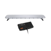 barra de luces led de 46" rojo/azul/ambar , de 132 leds, controlador incluido, ideal para equipar unidades de seguridad publica