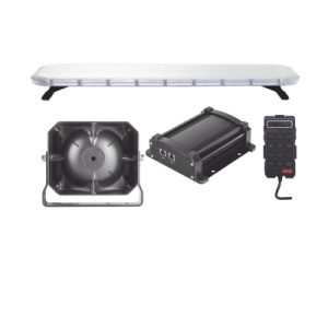 kit básico para equipamiento de unidades de seguridad pública con sirena mono mando