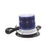 baliza led pulso, 12 24vdc, 11 patrones de flash, montaje de imán de vacío, azul