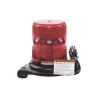 baliza led color rojo con montaje magnético de succión de 7" de altura