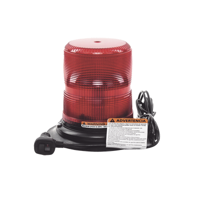 baliza led color rojo con montaje magnético de succión de 7" de altura baliza led color rojo con montaje magnético de succión de 7" de altura