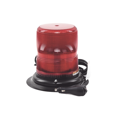 baliza led color rojo con montaje magnético de succión de 7" de altura baliza led color rojo con montaje magnético de succión de 7" de altura