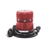baliza led color rojo con montaje magnético de succión de 7" de altura