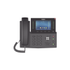 teléfono ip empresarial para 20 lineas sip, bluetooth integrado para diademas, poe y hasta 60 botones dss con doble puerto gigabit, soporta recepción de video