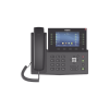 teléfono ip empresarial para 20 lineas sip, bluetooth integrado para diademas, poe y hasta 60 botones dss con doble puerto gigabit, soporta recepción de video